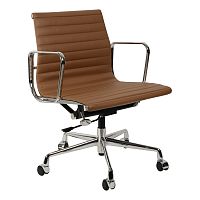 кресло eames style коричневая кожа в Ростове-на-Дону