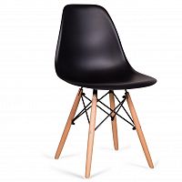 стул деревянный pc-015 черный (eames style) в Ростове-на-Дону