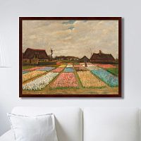 картина: flower beds in holland, 1883г. в Ростове-на-Дону