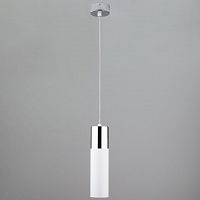 подвесной светильник eurosvet double topper 50135/1 led хром/белый в Ростове-на-Дону