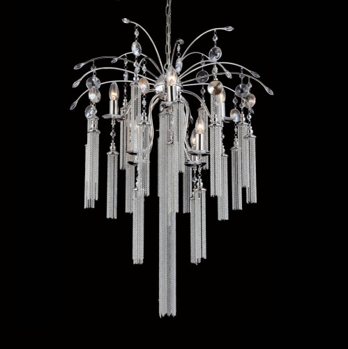 подвесная люстра crystal lux ethno sp8 хром в Ростове-на-Дону