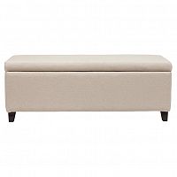 оттоманка dean upholstered storag бежевая в Ростове-на-Дону