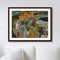 картина: crescent of houses ii (island_town), 1915г. в Ростове-на-Дону