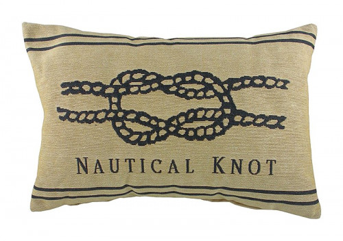 подушка с морским узлом nautical knot natural в Ростове-на-Дону