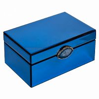 шкатулка синяя 26*9,5*17 см в Ростове-на-Дону