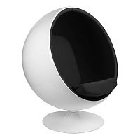 кресло eero aarnio style ball chair черное в Ростове-на-Дону