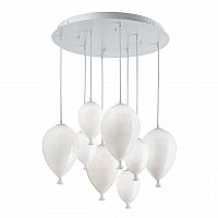 подвесная люстра ideal lux clown sp8 bianco в Ростове-на-Дону