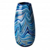 ваза для цветов стеклянная синяя d13,5x30 см в Ростове-на-Дону
