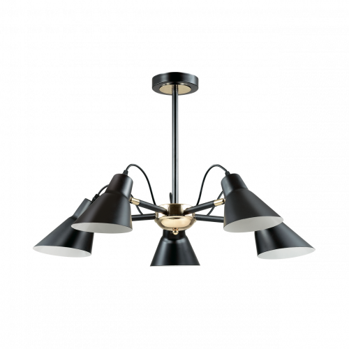 потолочная люстра lumion naomi 3709/5c черная в Ростове-на-Дону