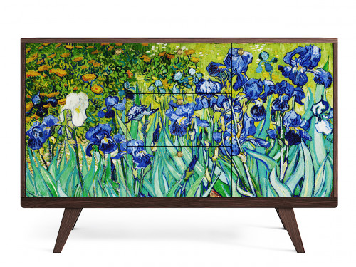 комод thimon темный дуб / принт 004 в Ростове-на-Дону