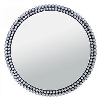 зеркало круглое стеклянное с декором из бусин диаметр 80 см specchio в Ростове-на-Дону