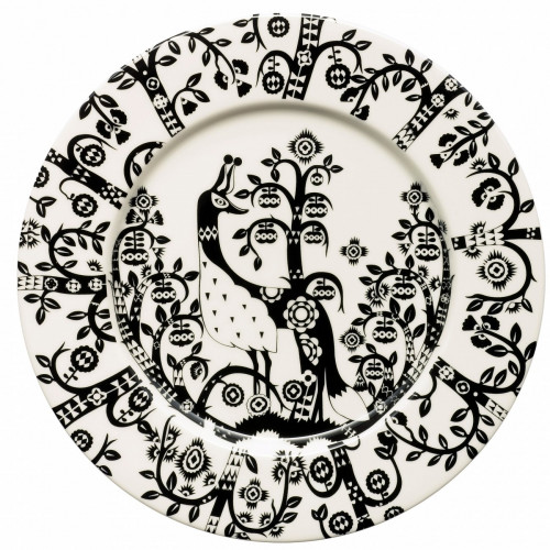 тарелка taika черно-белая в Ростове-на-Дону