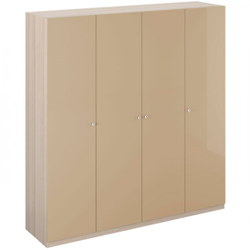 шкаф uno четырехдверный ясень коимбра, капучино с зеркалом в Ростове-на-Дону