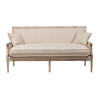 диван auguste salon bench with burlap прямой бежевый в Ростове-на-Дону