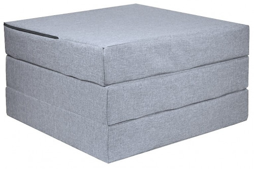 пуф шарм-дизайн матрас мобильный шаг 120 светло-серый в Ростове-на-Дону