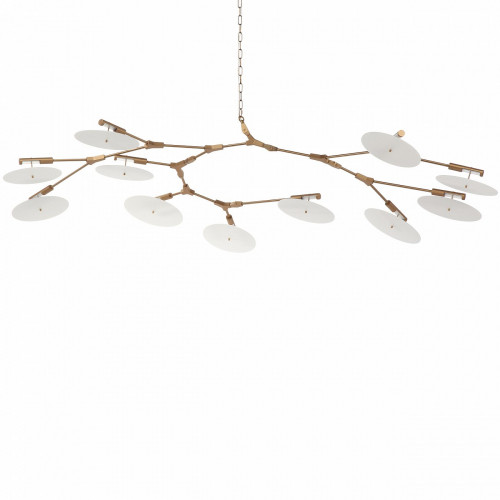 подвесной светильник branching discs 11 ламп белый в Ростове-на-Дону