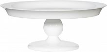 блюдо круглое на фигурной ножке 50х20 см display белое в Ростове-на-Дону