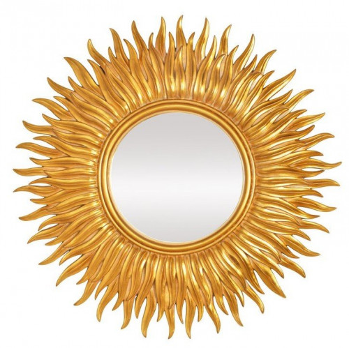 зеркало-солнце в песочно-золотой раме фелиция в Ростове-на-Дону