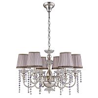 подвесная люстра crystal lux alegria sp6 silver-brown в Ростове-на-Дону