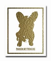 постер french dog на белом фоне a4 в Ростове-на-Дону