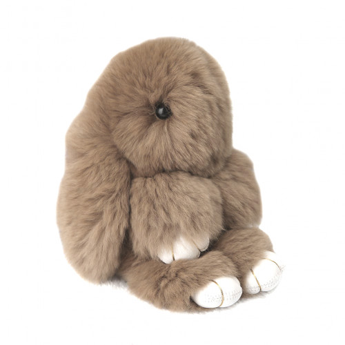 меховой зайка брелок бежевый в Ростове-на-Дону