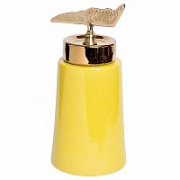 ваза керамическая с крышкой желтая 16*31см в Ростове-на-Дону