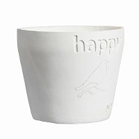 цветочный горшок happy белый в Ростове-на-Дону