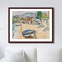 картина: on the beach, south of france, 1915г. в Ростове-на-Дону