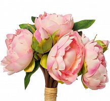 букет розовых пионов 30см (12) в Ростове-на-Дону