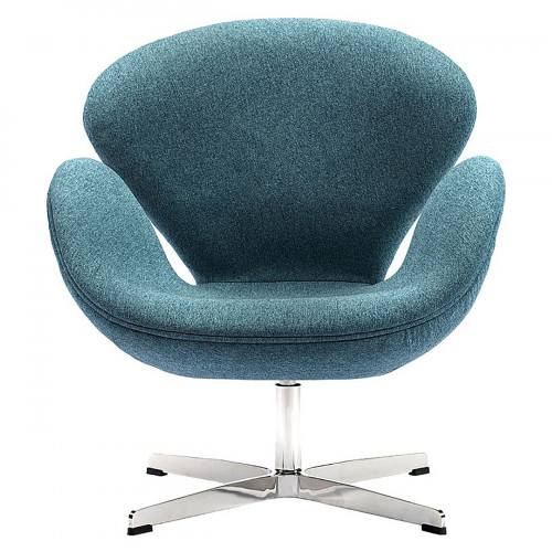 кресло swan chair сине-зеленое в Ростове-на-Дону