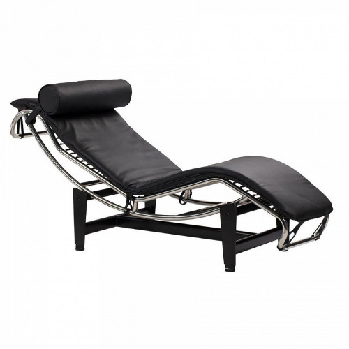 шезлонг chaise longue lc4 черный в Ростове-на-Дону