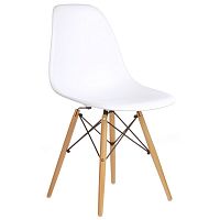 стул деревянный pc-015 белый (eames style) в Ростове-на-Дону