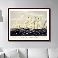 картина: yachts on a summer cruise, 1871г. в Ростове-на-Дону