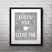 постер follow heart а4 в Ростове-на-Дону