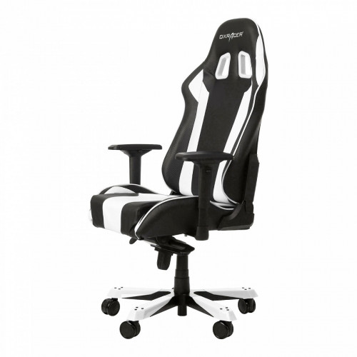 кресло геймерское dxracer king ks06 черно-белое в Ростове-на-Дону