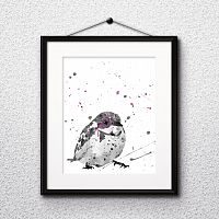 постер воробей и лорнет а4 в Ростове-на-Дону