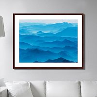 картина: mountain silhouettes in the brandenburg alps, austria в Ростове-на-Дону