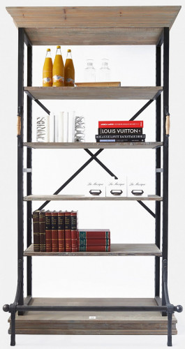 книжный шкаф бальтазар одинарный коричневый в Ростове-на-Дону