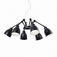 подвесная люстра ideal lux newton sp6 nero в Ростове-на-Дону