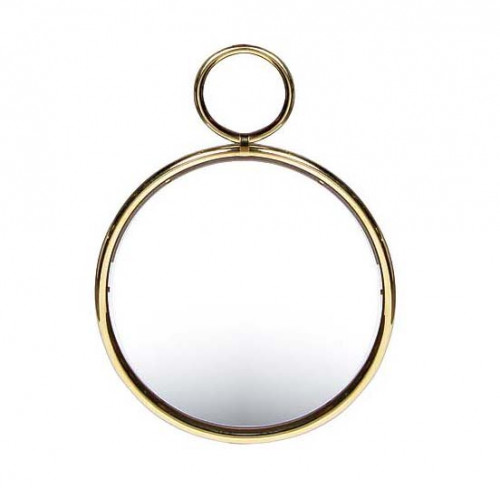 зеркало золотое круглое с подвесом 65 см fagis-1c в Ростове-на-Дону
