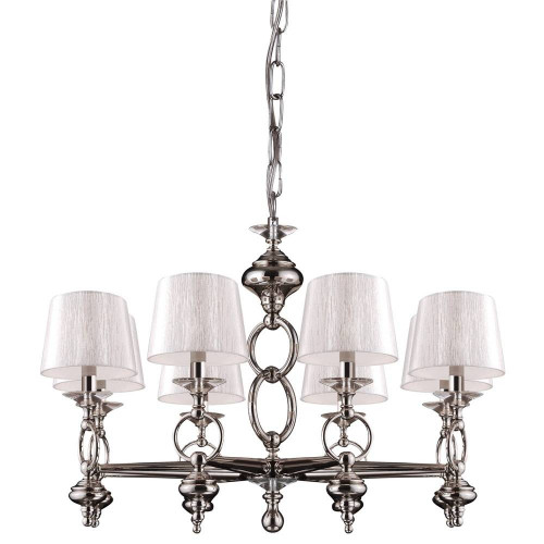 подвесная люстра crystal lux xcom sp8 серебро в Ростове-на-Дону