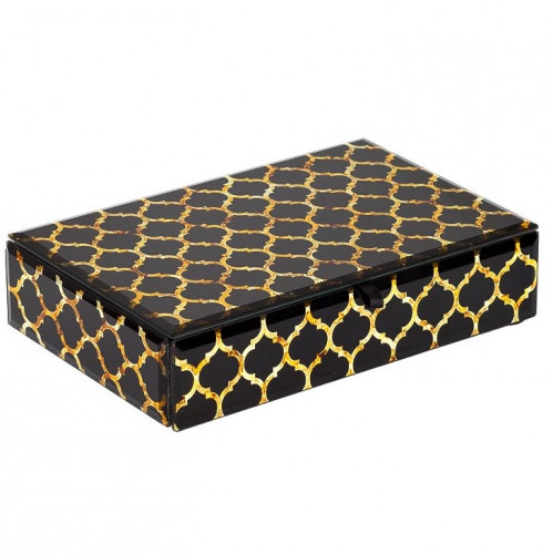 шкатулка золотистая 227х154х52 в Ростове-на-Дону