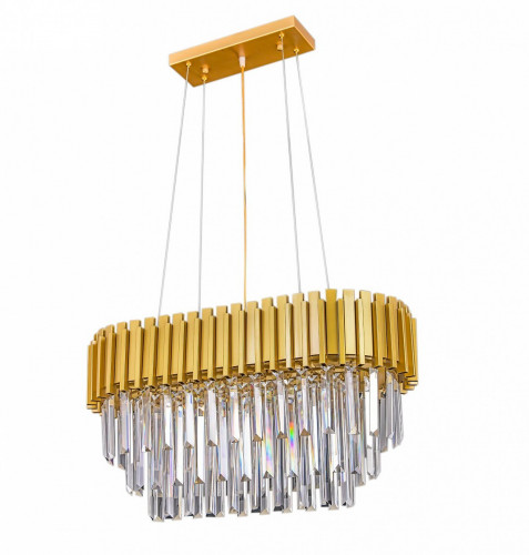 люстра emerald l66 латунь, прозрачное стекло в Ростове-на-Дону