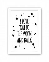 постер to the white moon and back а3 в Ростове-на-Дону