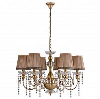 подвесная люстра crystal lux alegria sp6 gold-brown в Ростове-на-Дону