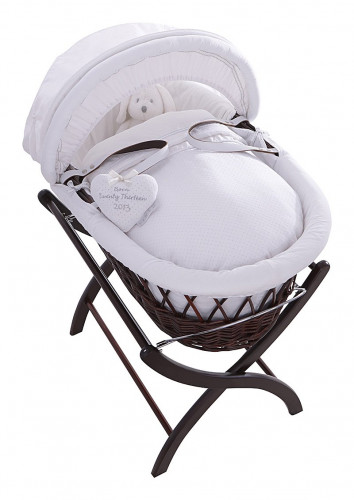 колыбель-переноска premium moses basket темная, белое белье в Ростове-на-Дону