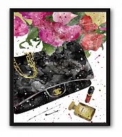 постер сумка чёрная chanel а4 в Ростове-на-Дону