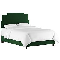 кровать двуспальная 180х200 зеленая paxton emerald velvet в Ростове-на-Дону