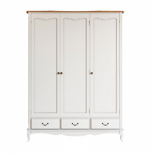 шкаф leontina для одежды трехстворчатый с ящиками бежевый в Ростове-на-Дону