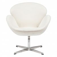 кресло swan chair белое в Ростове-на-Дону